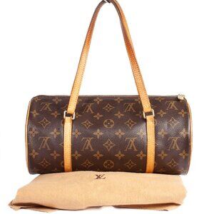 Authentic LOUIS VUITTON Monogram Canvas Papillon 30 Handbag